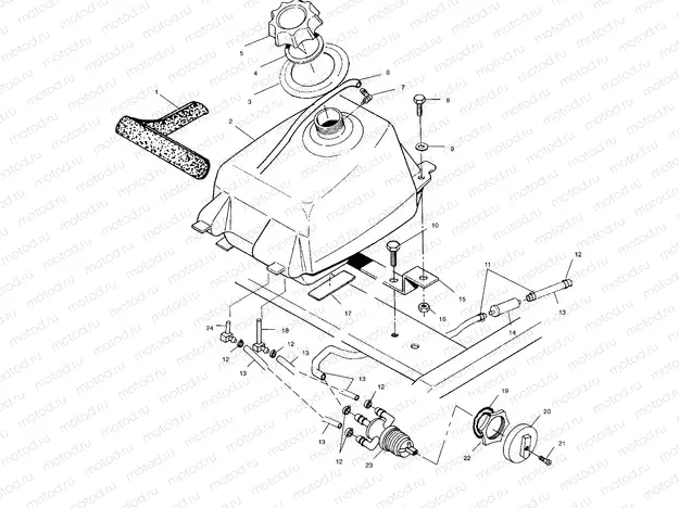 FUEL TANK - A00BG38CA (4954845484A013) | FUEL TANK - A00BG38CA (4954845484A013)