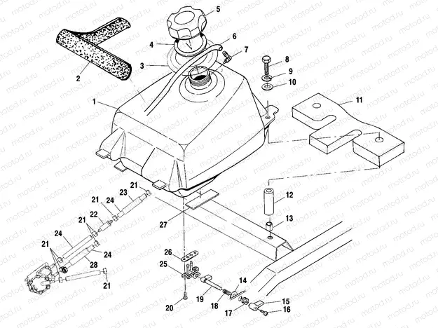 FUEL TANK - A01BA50AA (4963716371A013) | FUEL TANK - A01BA50AA (4963716371A013)