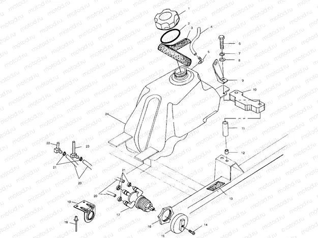 FUEL TANK - A01CB32AA (4963966396A013) | FUEL TANK - A01CB32AA (4963966396A013)