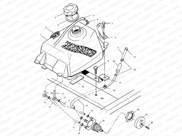 FUEL TANK - A01CG38CA (4963916391A012) | FUEL TANK - A01CG38CA (4963916391A012)