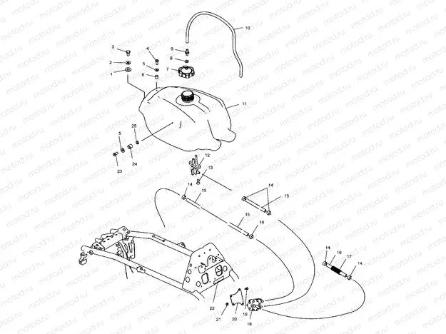 FUEL TANK - A03GJ50AA/AB (4975767576A14) | FUEL TANK - A03GJ50AA/AB (4975767576A14)