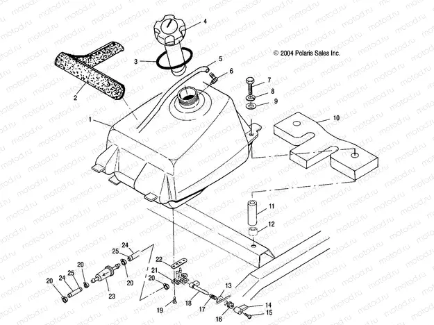 FUEL TANK - A04BG50AA/FA (4994789478A12) | FUEL TANK - A04BG50AA/FA (4994789478A12)