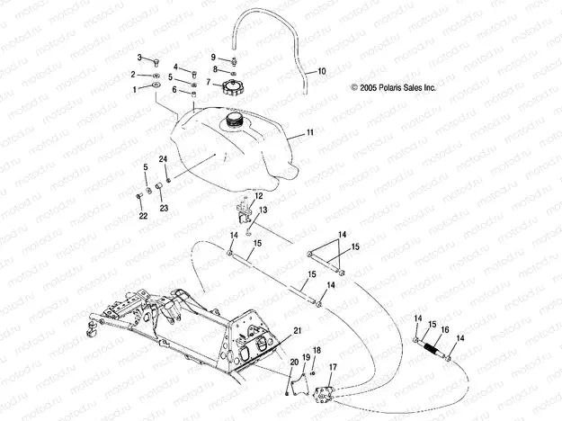 FUEL TANK - A04GJ50AA/AB/AC/AD (4999201849920184A14) | FUEL TANK - A04GJ50AA/AB/AC/AD (4999201849920184A14)