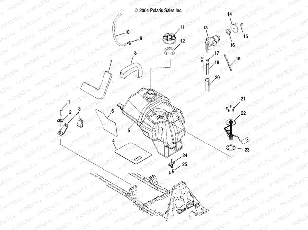 FUEL TANK - A05MH59AK/AN (4994199419B03) | FUEL TANK - A05MH59AK/AN (4994199419B03)