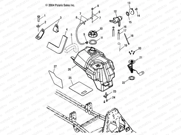 FUEL TANK - A05MH68AP (4999609960A12) | FUEL TANK - A05MH68AP (4999609960A12)