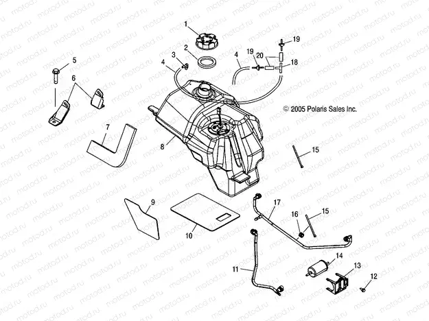 FUEL TANK - A06MH50AQ/AX/AY/AZ/AL/AT (4999200139920013A14) | FUEL TANK - A06MH50AQ/AX/AY/AZ/AL/AT (4999200139920013A14)