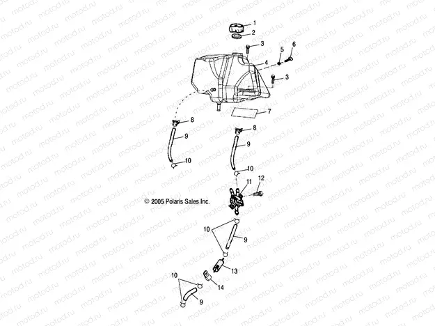 FUEL TANK - A06PB20VA/VB (4999202869920286B08) | FUEL TANK - A06PB20VA/VB (4999202869920286B08)