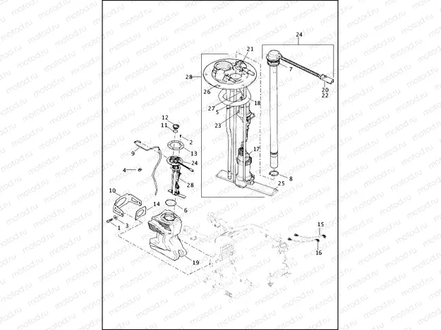 FUEL TANK AND FUEL MODULE