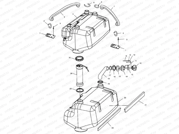 FUEL TANK - B995094 (4951485148A012) | FUEL TANK - B995094 (4951485148A012)