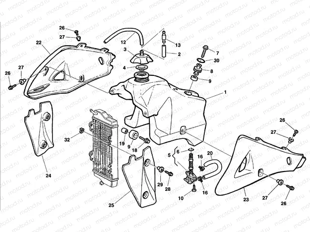 FUEL TANK BODY