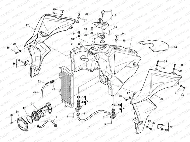 FUEL TANK BODY