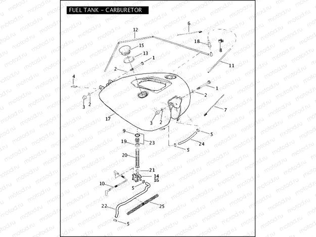 FUEL TANK - CARBURETOR