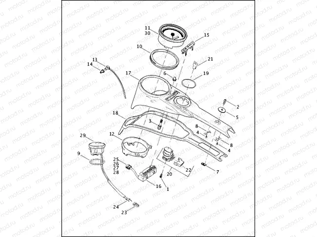 FUEL TANK CONSOLE