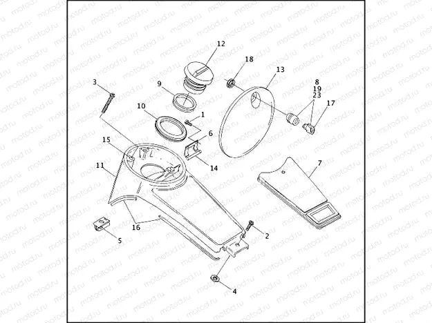 FUEL TANK CONSOLE - FLT (1 OF 2)