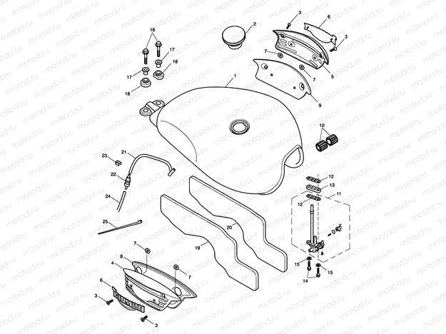 Fuel Tank & Fittings-Bonneville