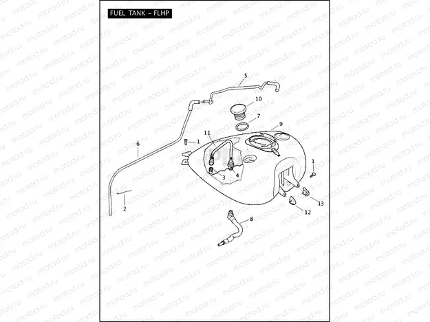 FUEL TANK - FLHP