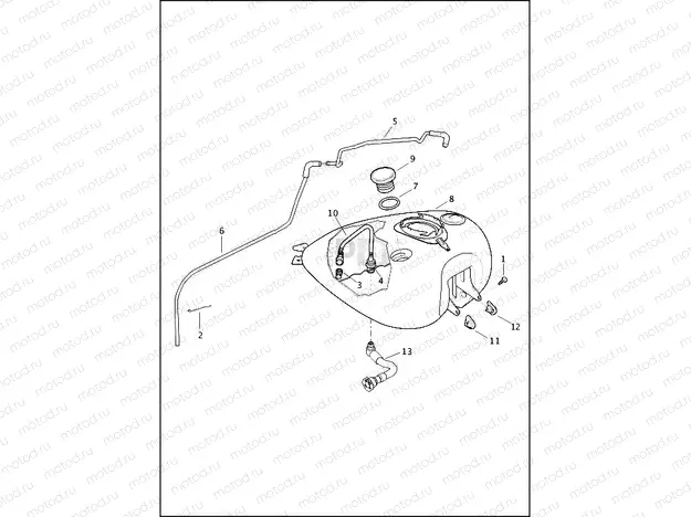 FUEL TANK - FLHP