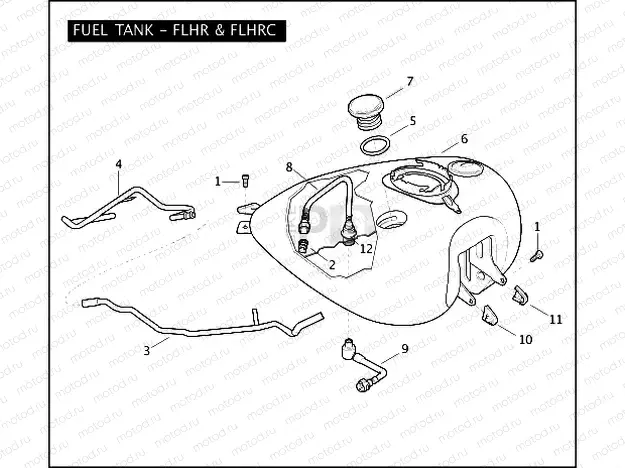 FUEL TANK - FLHR & FLHRC