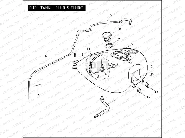 FUEL TANK - FLHR & FLHRC