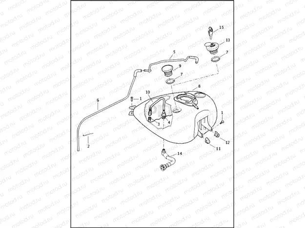 FUEL TANK - FLHR, FLHRC AND FLHRXS
