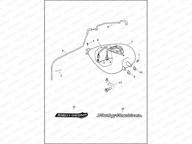 FUEL TANK - FLHTCUTG