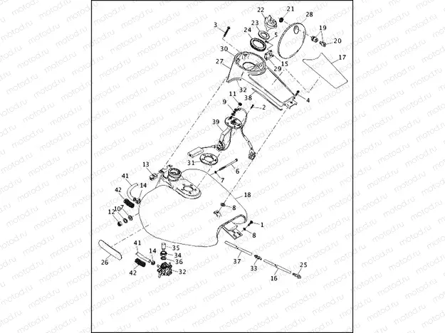 FUEL TANK - FLHTP