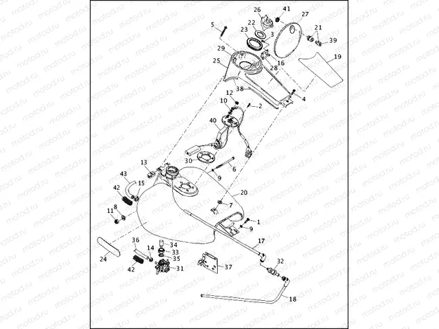 FUEL TANK - FLHTP