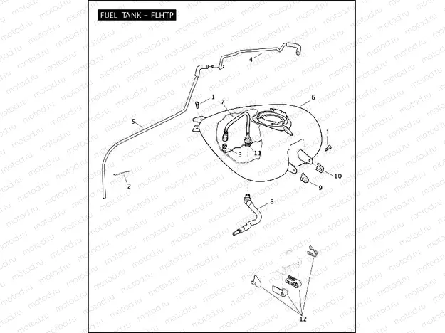 FUEL TANK - FLHTP