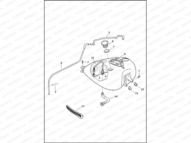 FUEL TANK - FLRT