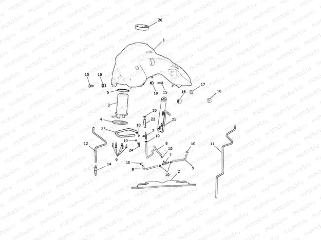 Fuel Tank, Fuel Pump & Fittings