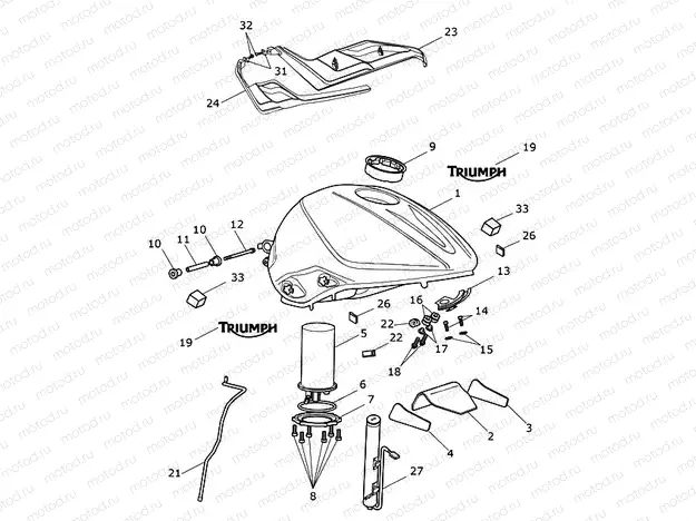 Fuel Tank, Fuel Pump & Fittings