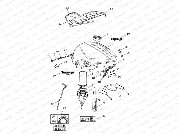 Fuel Tank, Fuel Pump & Fittings