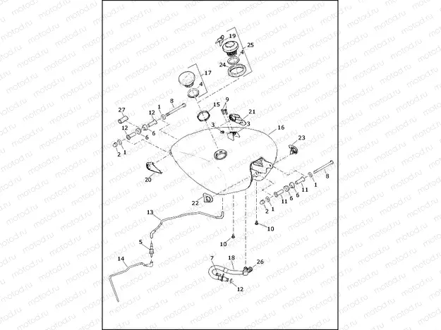 FUEL TANK - FXFB, FXFBS