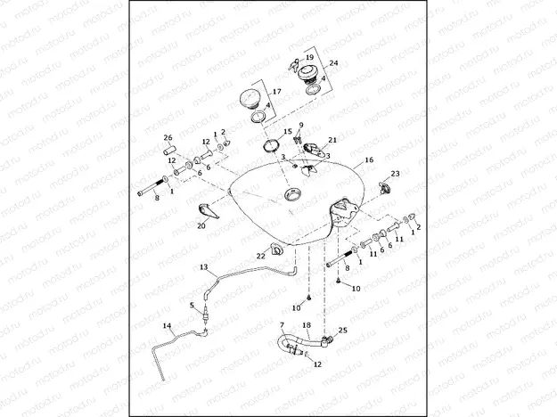 FUEL TANK - FXFB, FXFBS