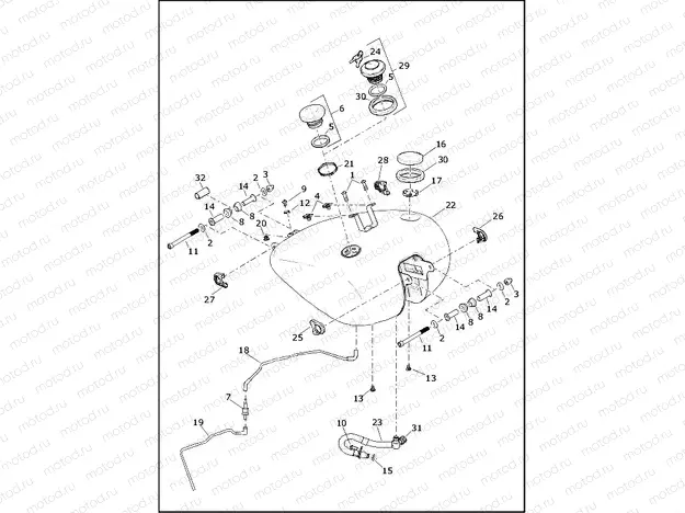 FUEL TANK - FXLR