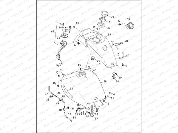 FUEL TANK - FXRP (2 OF 2)