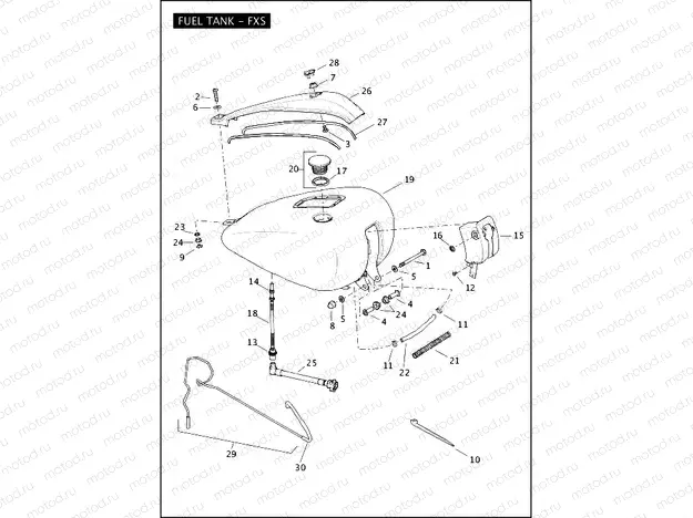 FUEL TANK - FXS