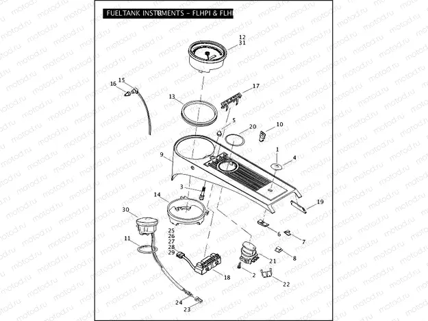 FUEL TANK INSTRUMENTS - FLHPI & FLHPEI