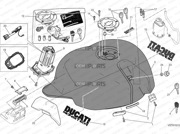 FUEL TANK [MOD:M 821;XST:CHN]