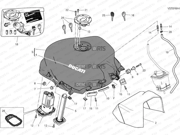 FUEL TANK [MOD:SS 939]