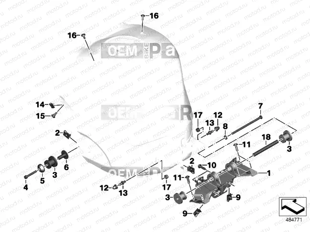 FUEL TANK MOUNTING HARDWARE