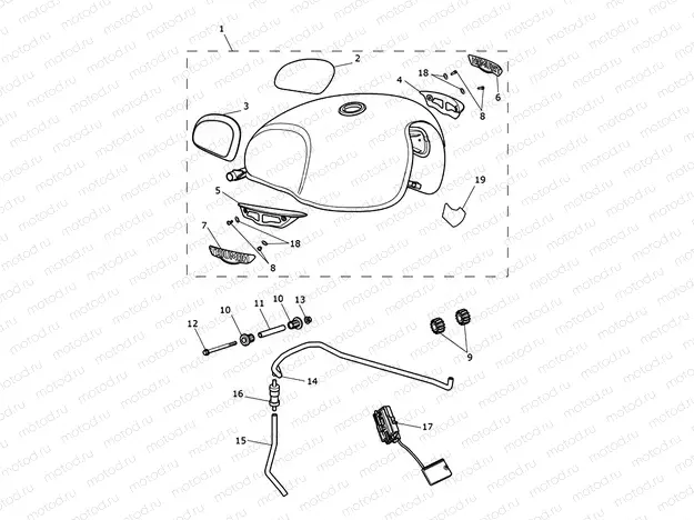 Fuel Tank - N/A to T120 Ace