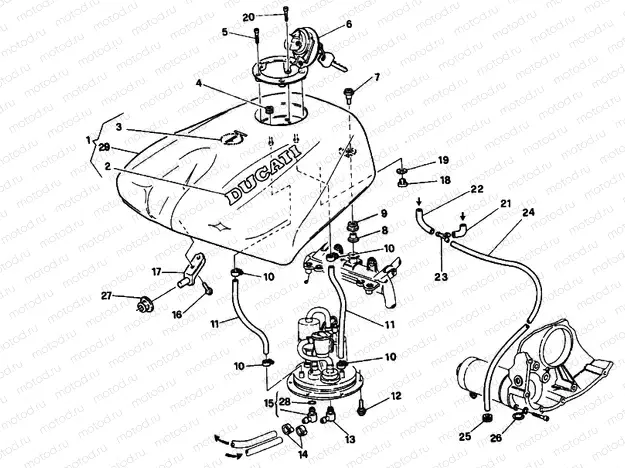 FUEL TANK » TANK/SEAT