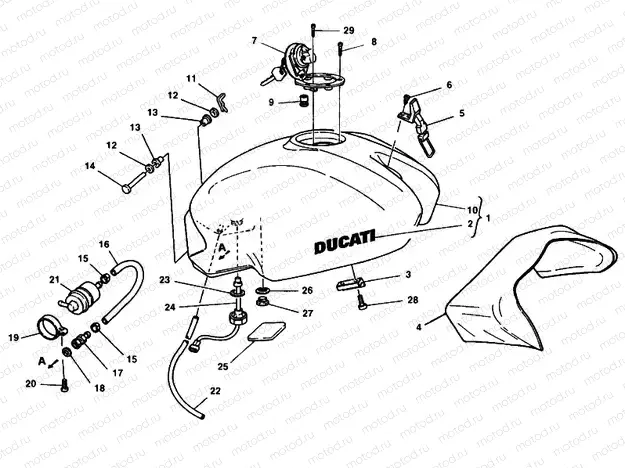 FUEL TANK » TANK/SEAT