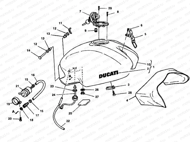 FUEL TANK » TANK/SEAT