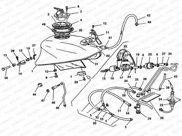 FUEL TANK » TANK/SEAT