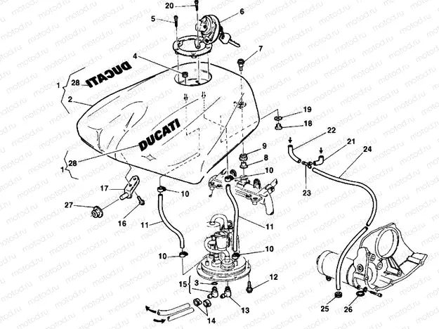 FUEL TANK » TANK/SEAT