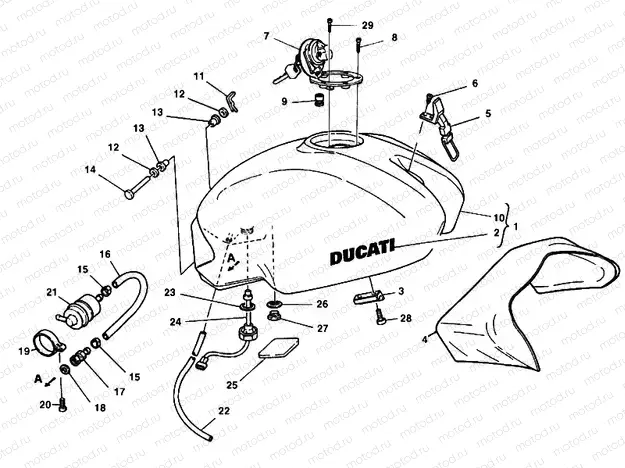 FUEL TANK » TANK/SEAT