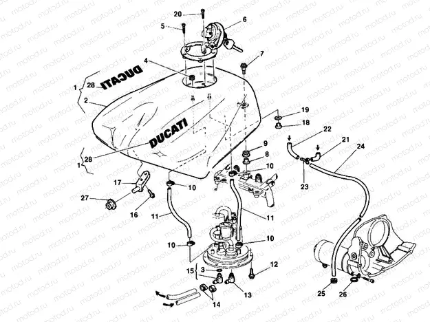 FUEL TANK » TANK/SEAT