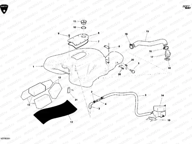 FUEL TANK » TANK/SEAT